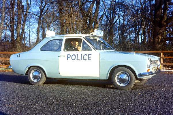 old police car